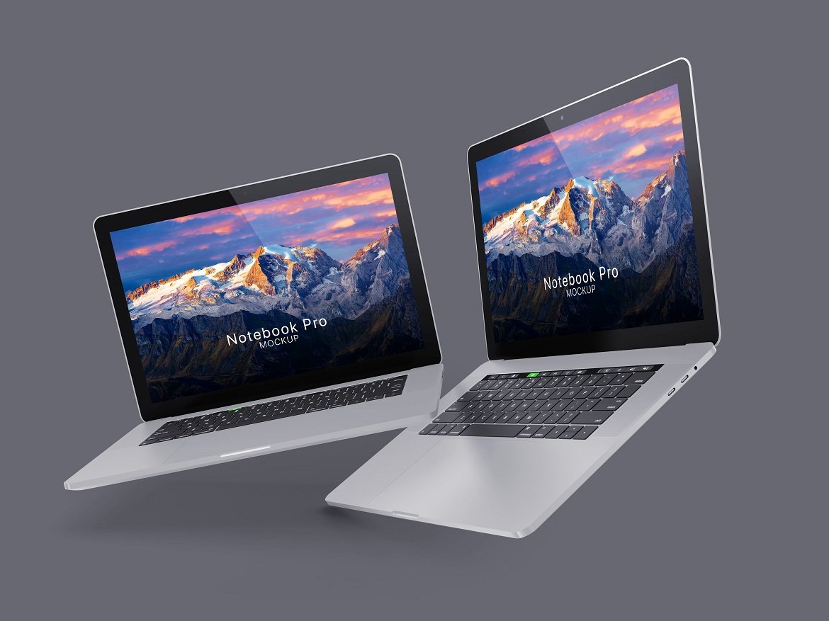 图片[3]-4 Psd MacBook pro – Mockup Vol.2（838950）-技能树